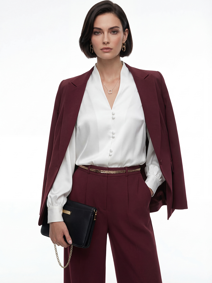 Блуза с вырезом  