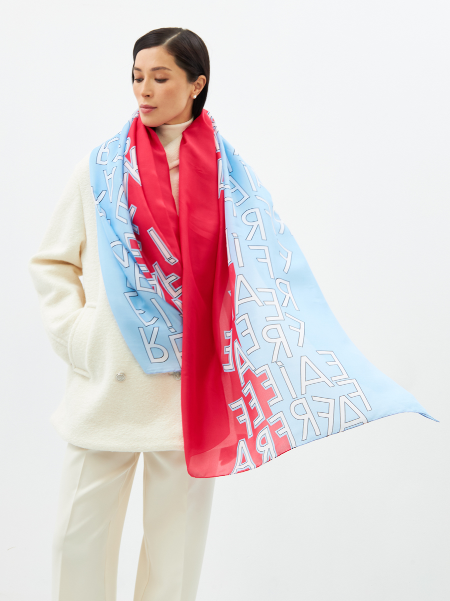 Палантин женский D2-1352-2