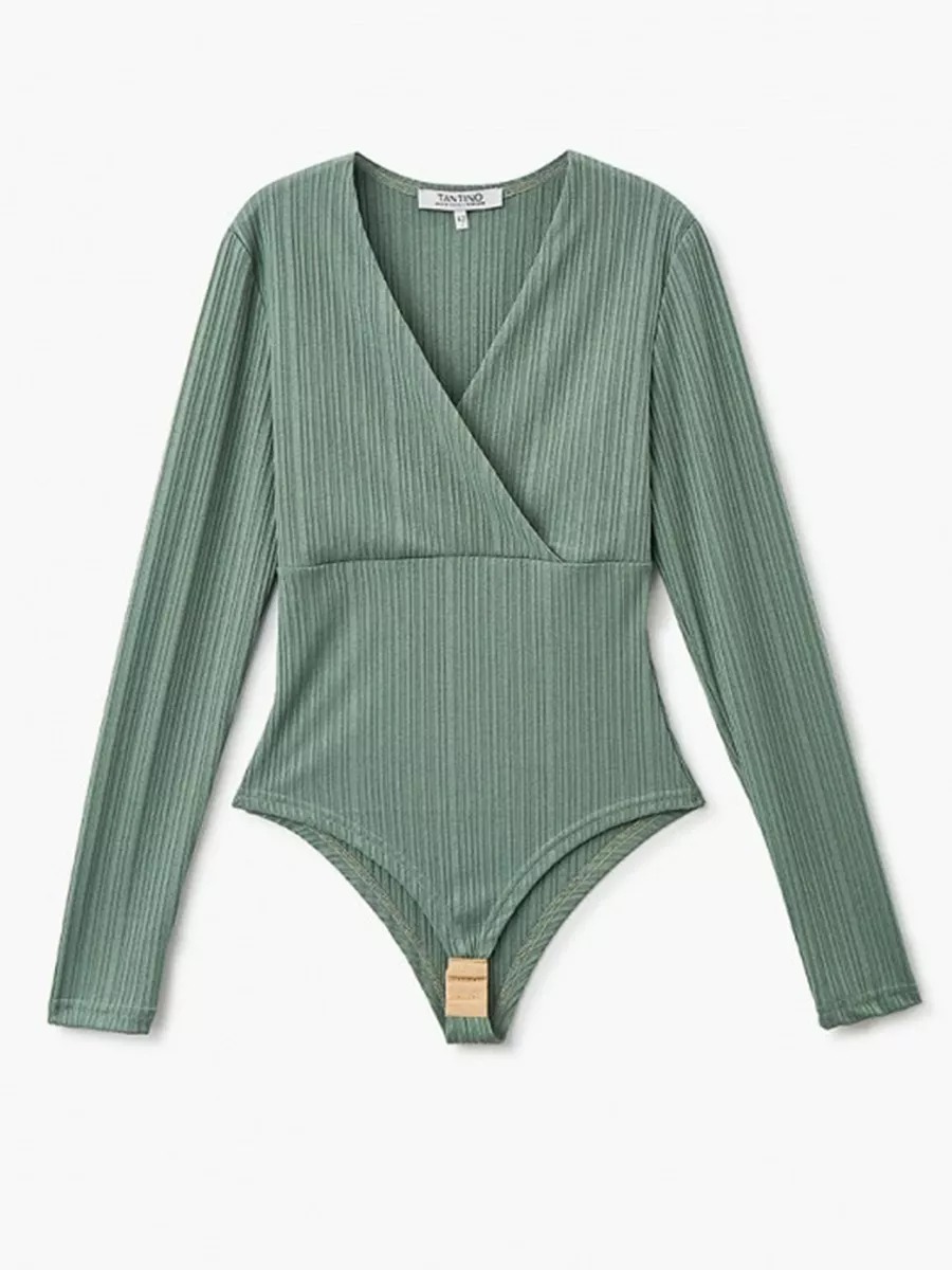 Боди в рубчик