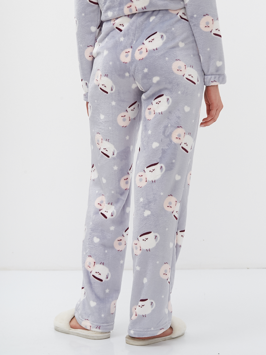 Брюки из плюша