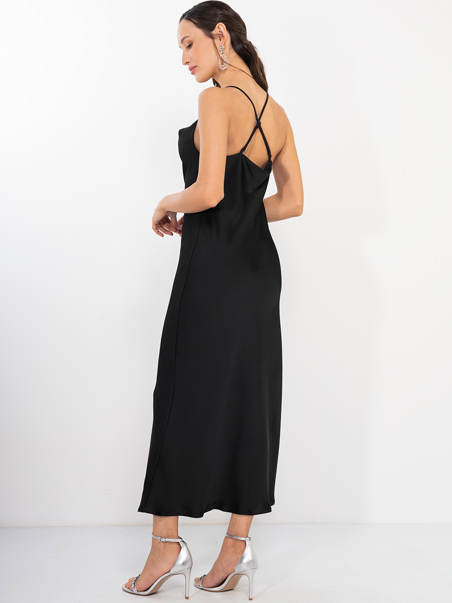 Платье-комбинация  OD-852-1 черное