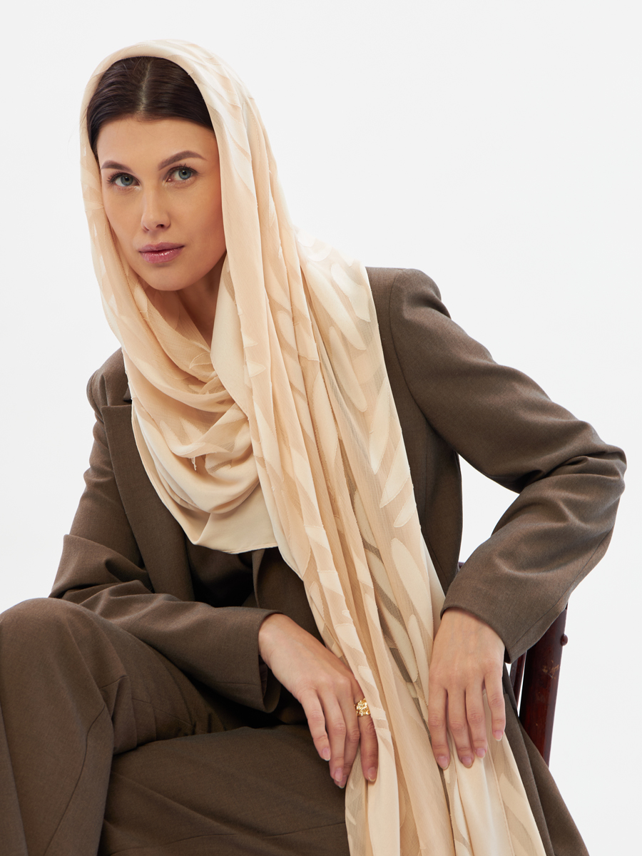 Палантин женский с принтом SH25V-171-1