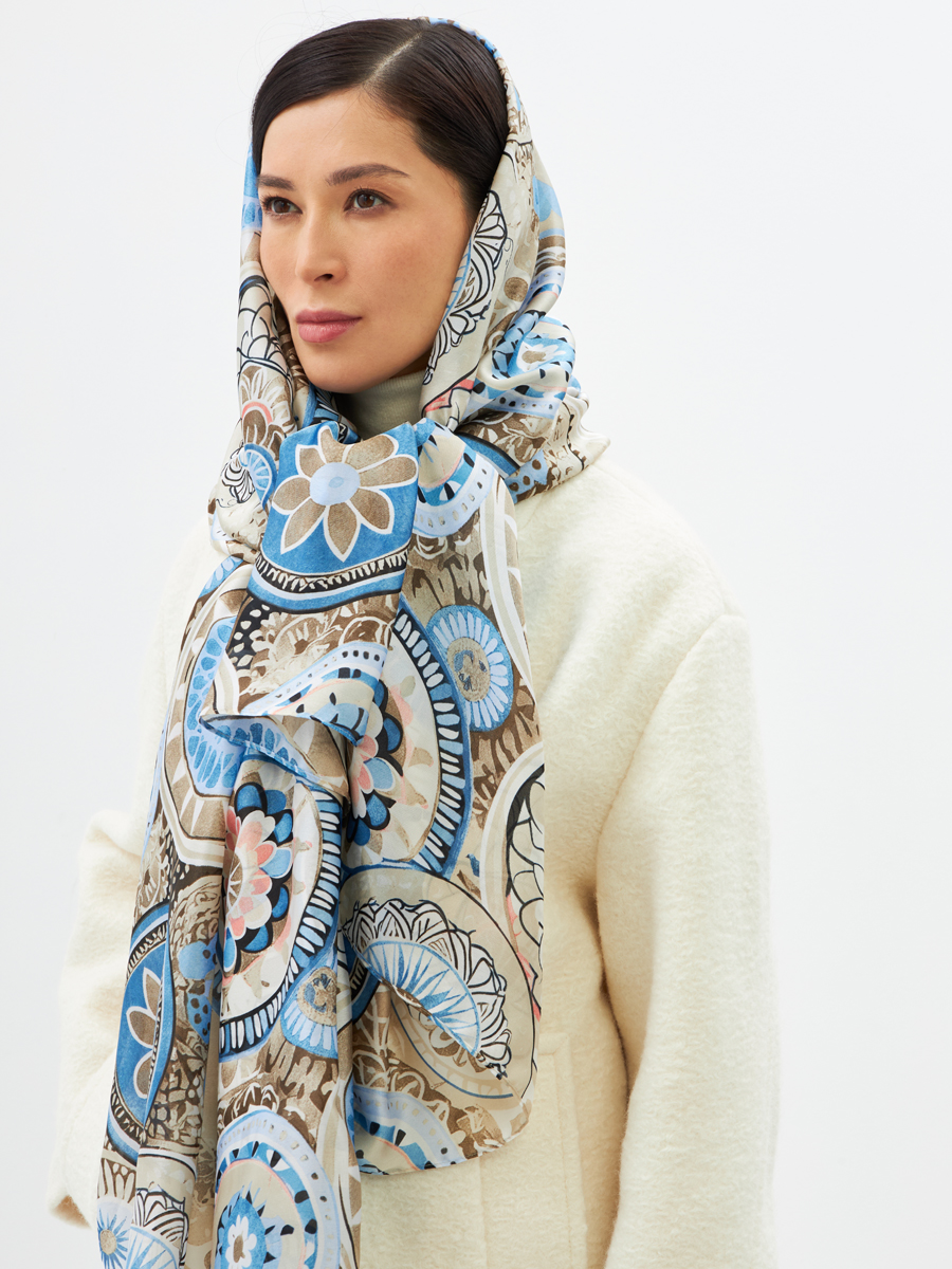 Палантин женский D2-1353-1