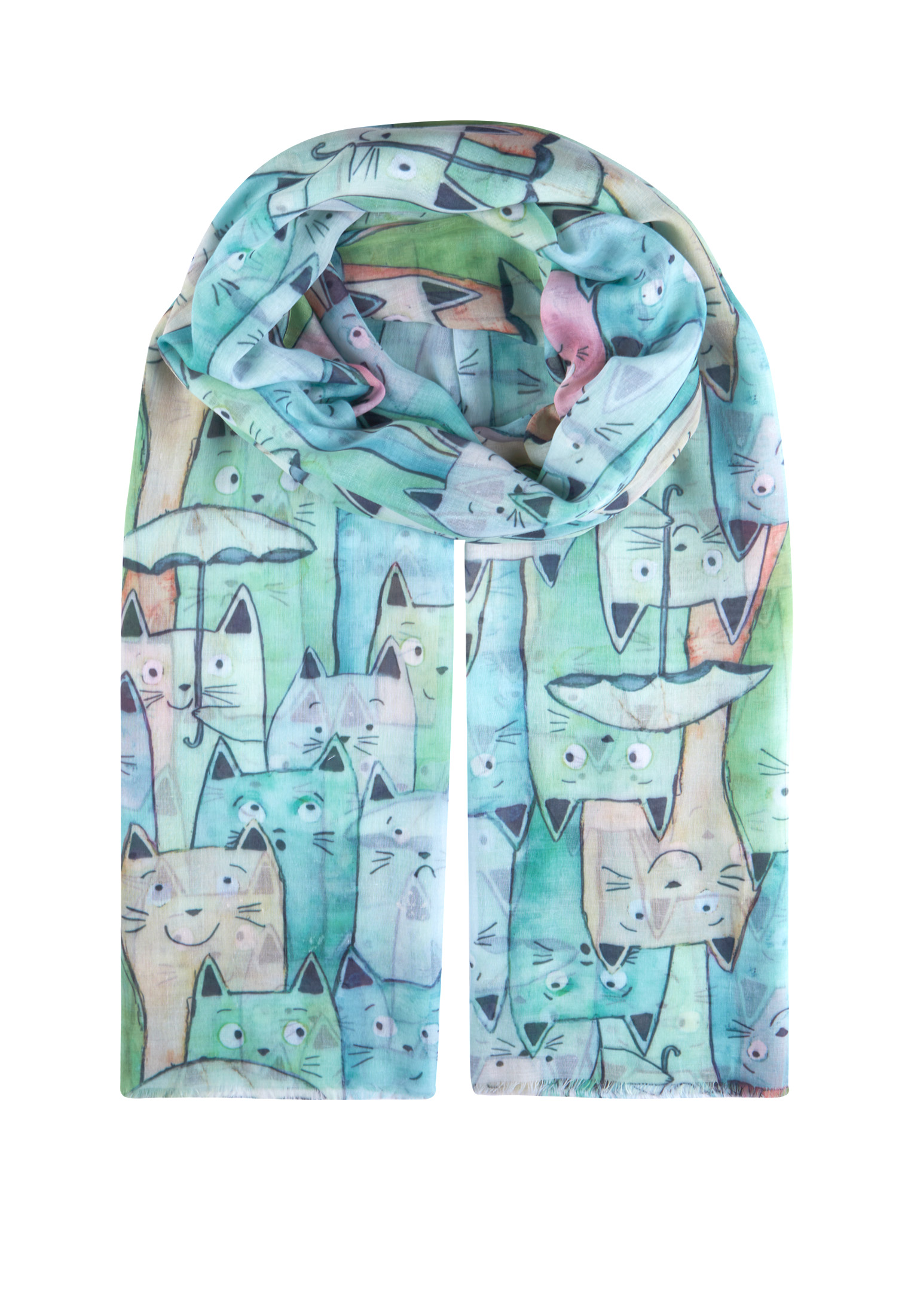 Палантин женский KSH16-128-4