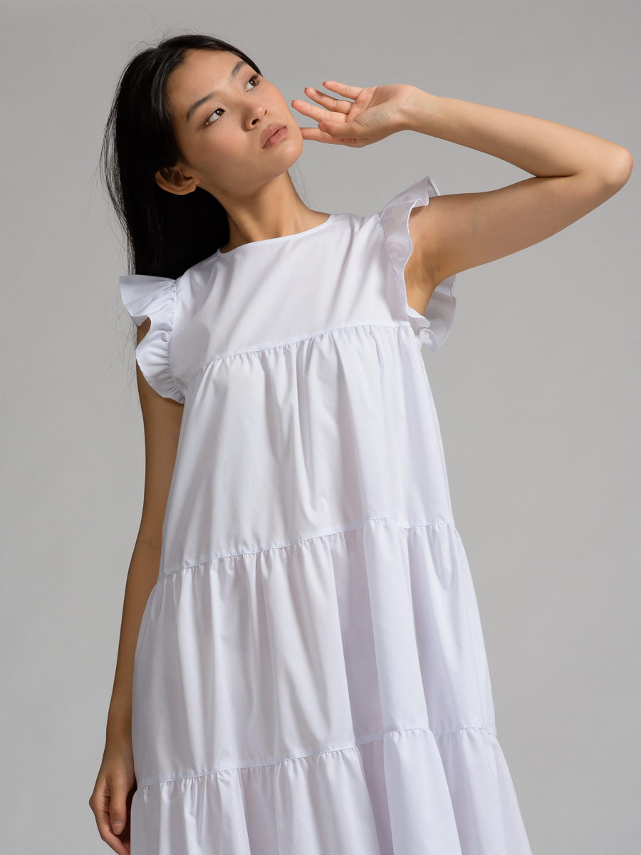 Платье OD-536-1 белое