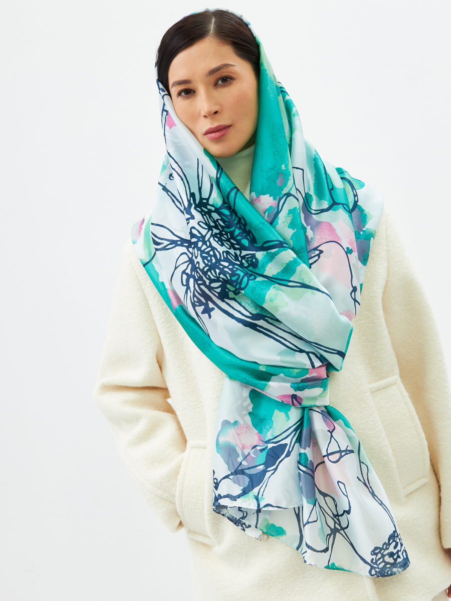 Палантин женский D2-1351-4