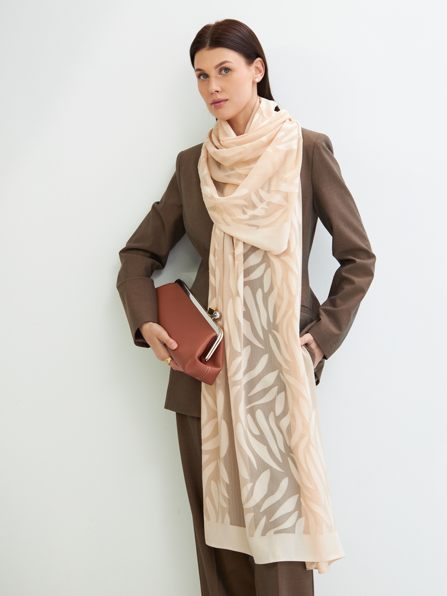 Палантин женский с принтом SH25V-171-1