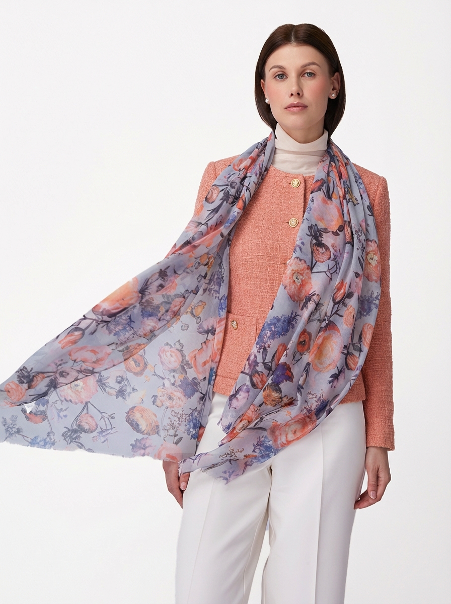 Палантин женский KSH16-12-1