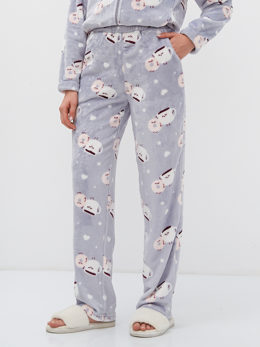 Брюки из плюша