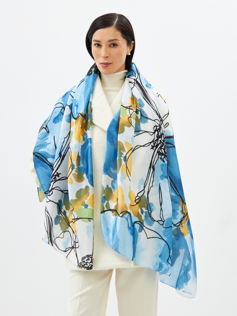 Палантин женский D2-1351-3