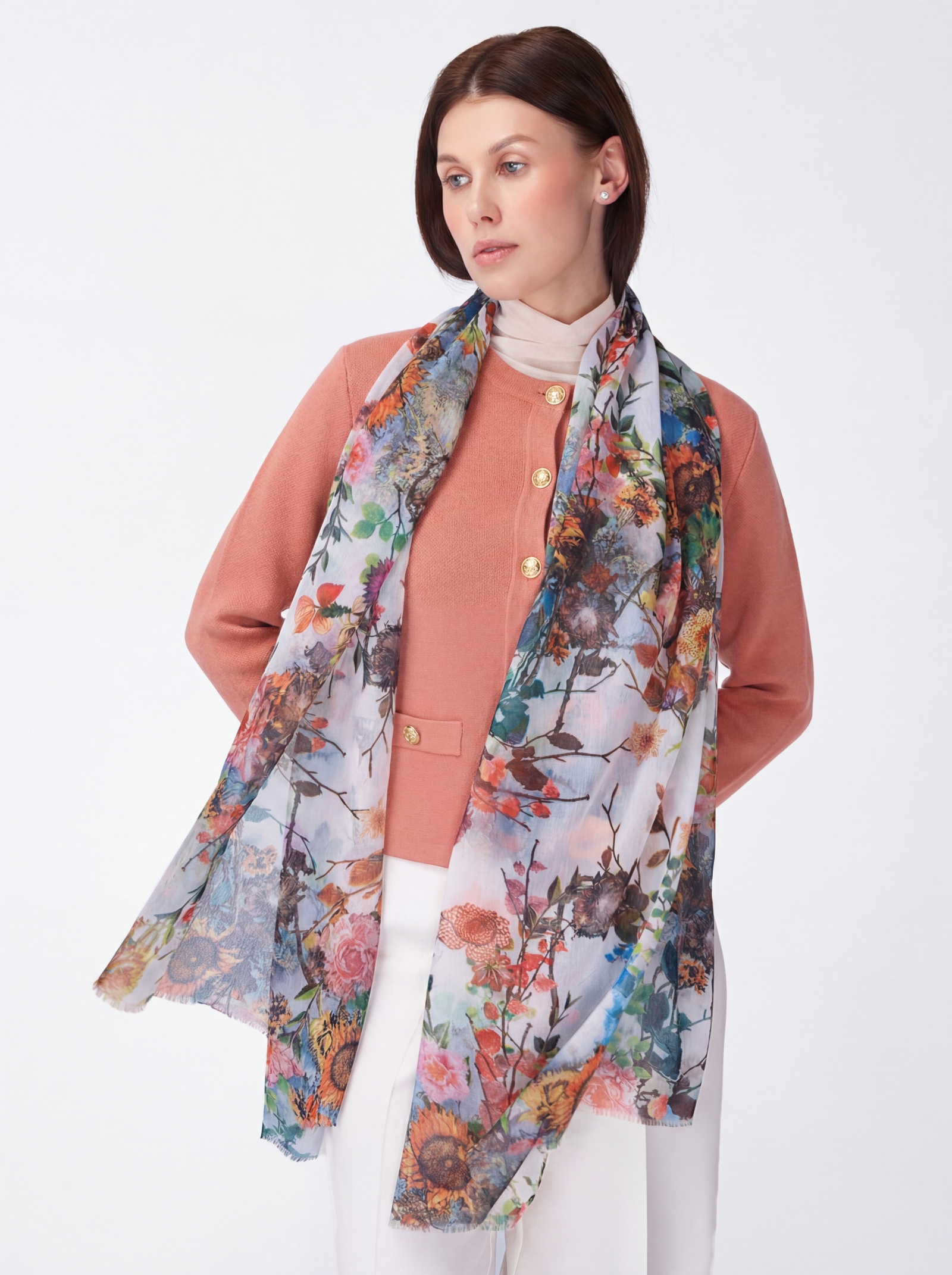 Палантин женский KSH16-122-3