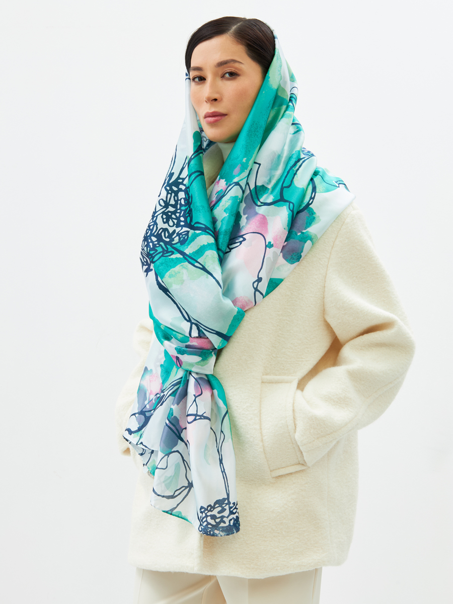 Палантин женский D2-1351-4