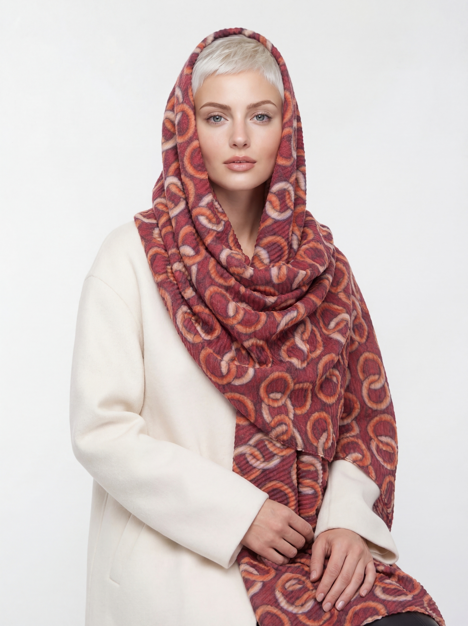 Палантин женский KSH15-1618-2