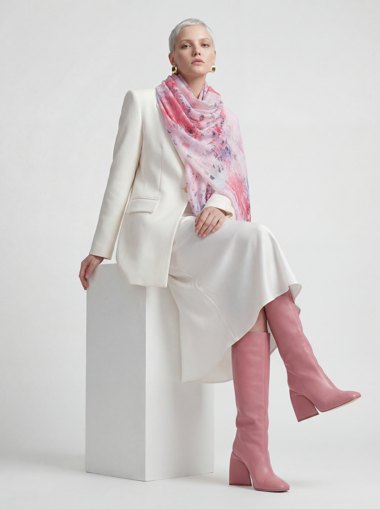 Палантин женский KSH16-129-6