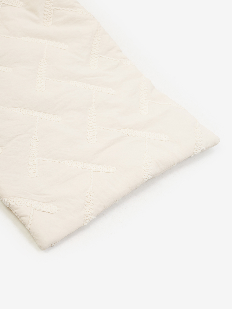 Стеганый шарф OD-1052-1 бежевый