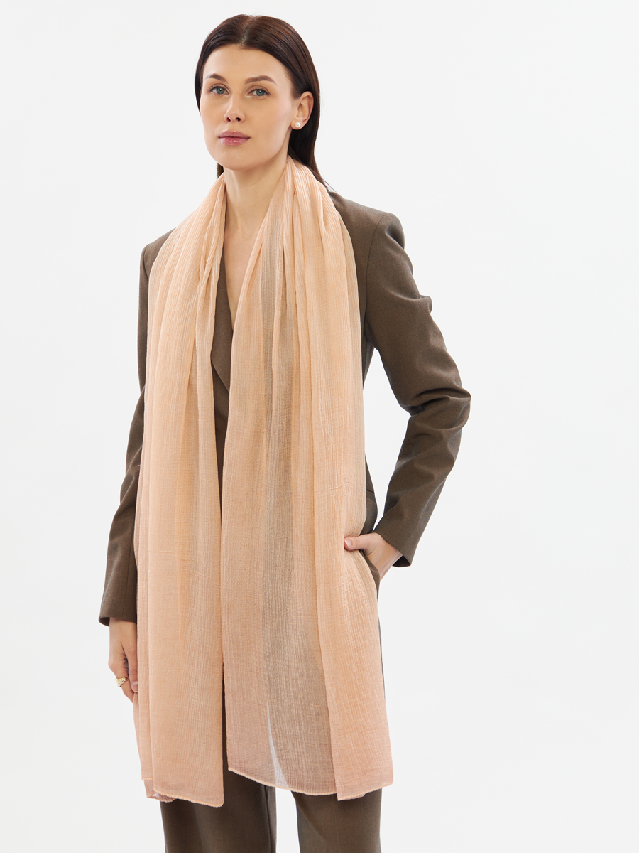 Палантин женский двусторонний из жатого шифона DRK-1455-71