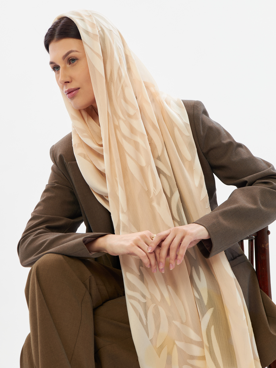 Палантин женский с принтом SH25V-171-1