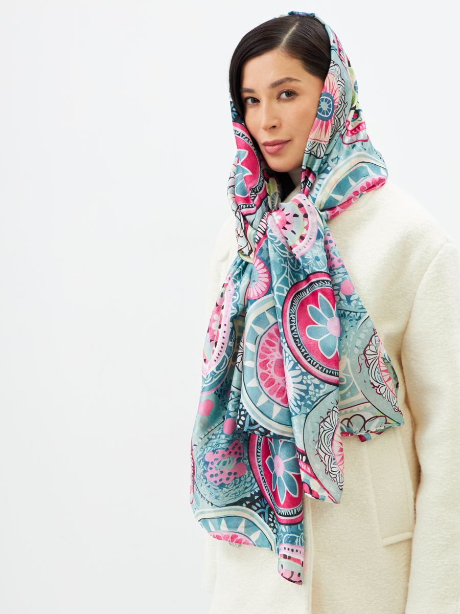 Палантин женский D2-1353-2