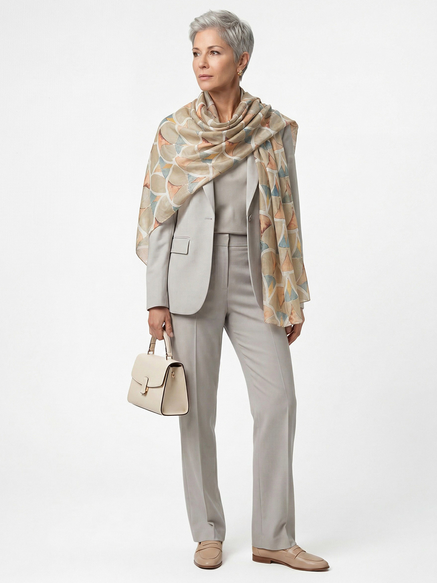 Палантин женский D2-135-1