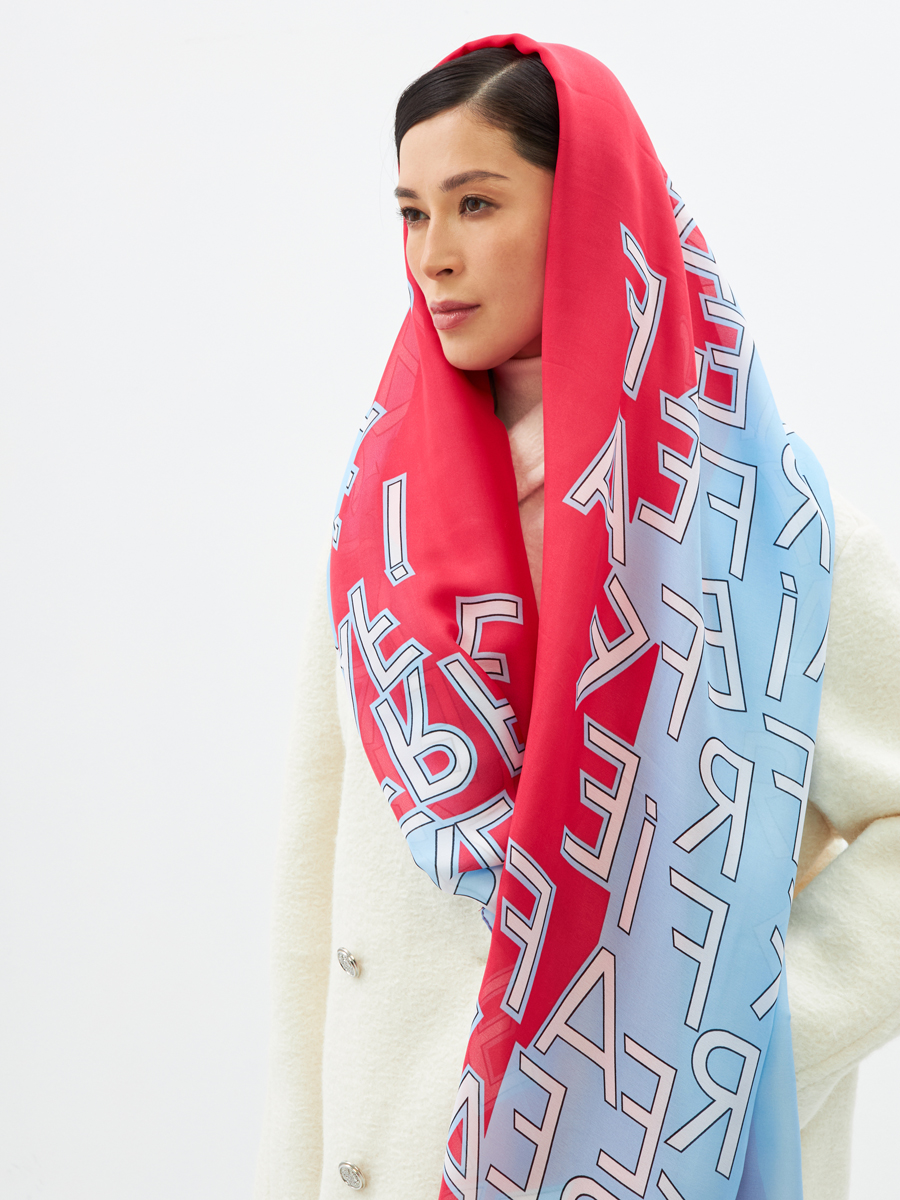 Палантин женский D2-1352-2