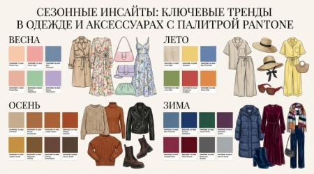 Сезонные Инсайты: Ключевые Тренды в Одежде и Аксессуарах с Палитрой Pantone