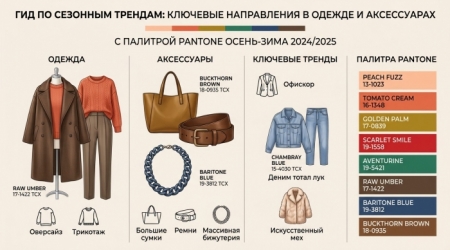 Гид по Сезонным Трендам: Ключевые Направления в Одежде и Аксессуарах с Палитрой Pantone