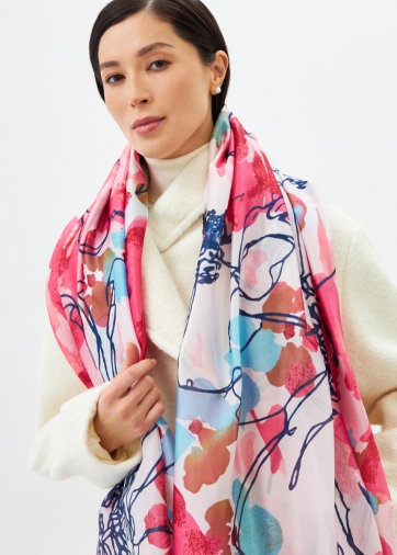 Палантин женский D2-1351-1