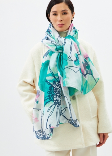 Палантин женский D2-1351-4