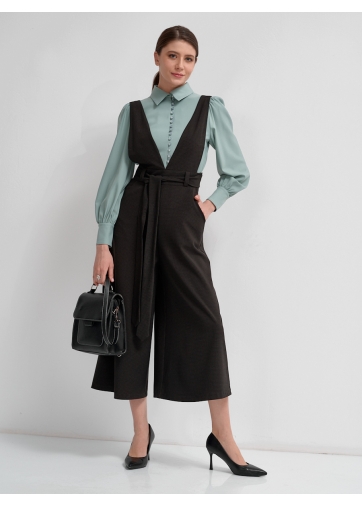 Комбинезон с брюками-кюлотами