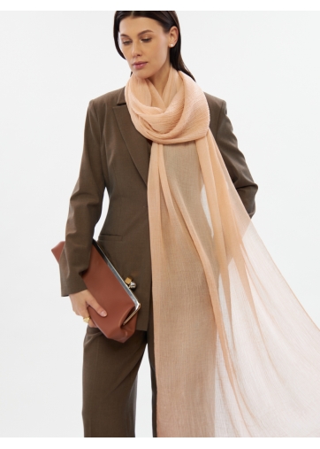 Палантин женский двусторонний из жатого шифона DRK-1455-71