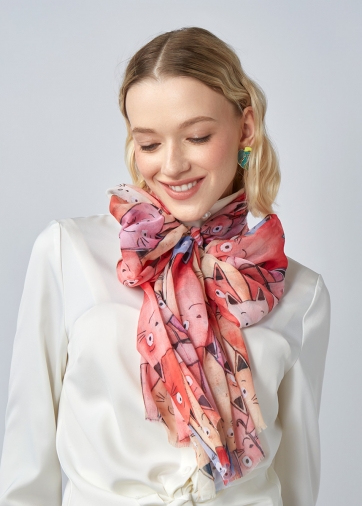 Палантин женский KSH16-128-5