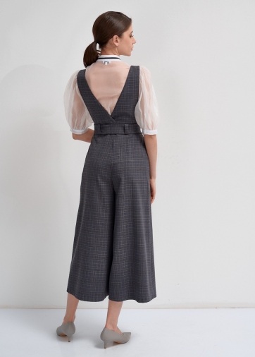 Комбинезон с брюками-кюлотами