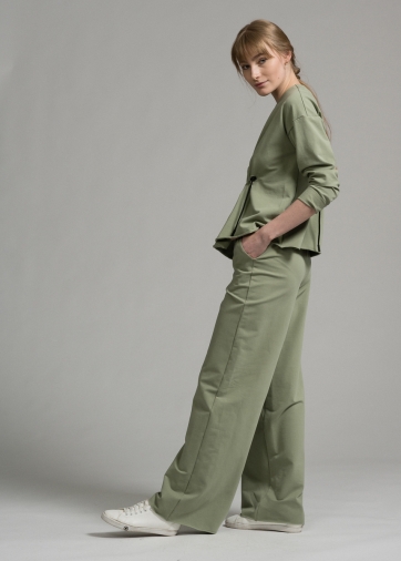 Свитшот оверсайз с кулиской OD-460-1