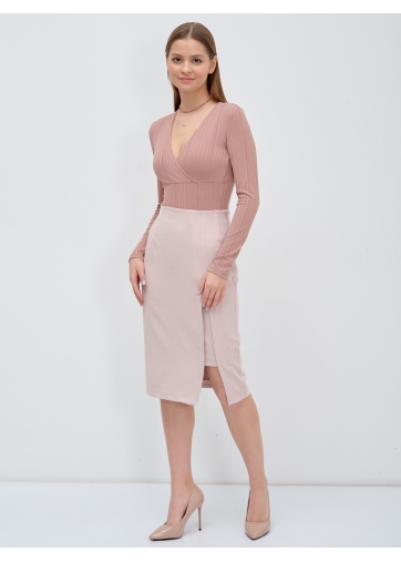 Юбка-карандаш из костюмной ткани