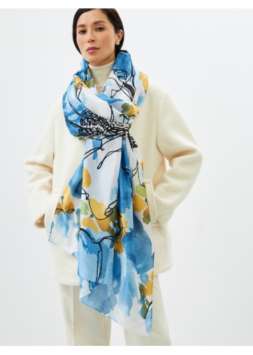 Палантин женский D2-1351-3