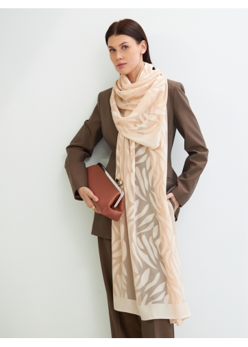 Палантин женский с принтом SH25V-171-1