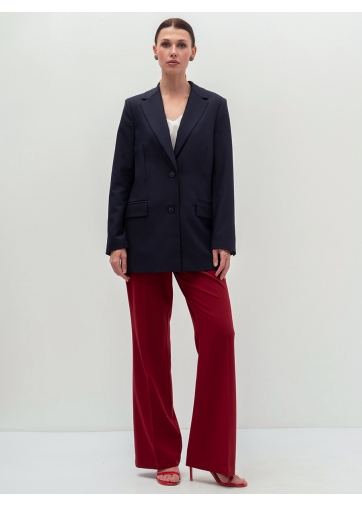 Жакет длинный OD-839-3 т.синий