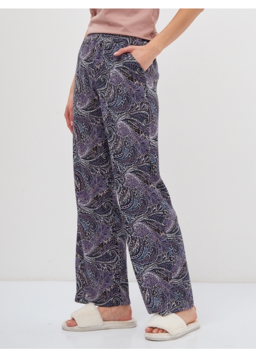 Брюки домашние с принтом