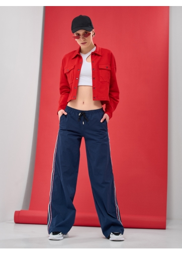 Брюки с тесьмой