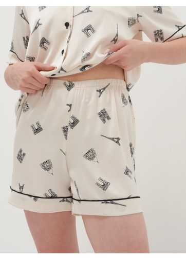 Шорты из армани-шелка