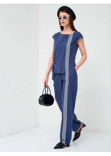 Комбинезон с тесьмой