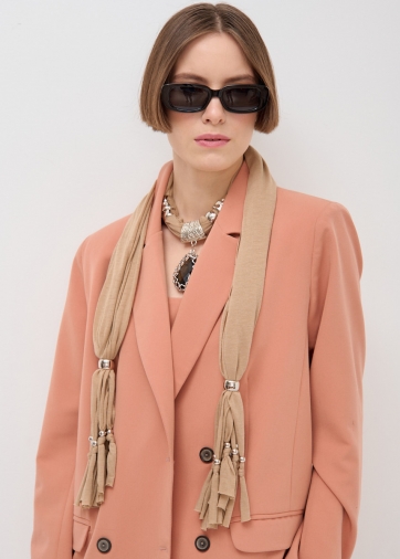 Шарф с кулоном и шармами SV-64-191