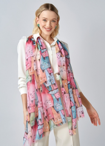 Палантин женский KSH16-128-6