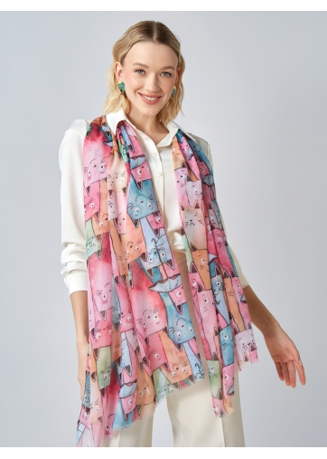 Палантин женский KSH16-128-6