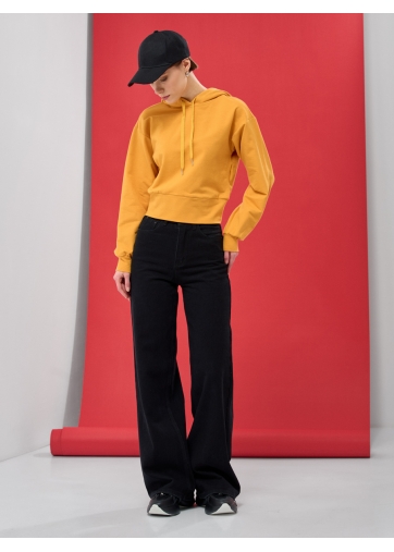 Худи укороченное на резинке