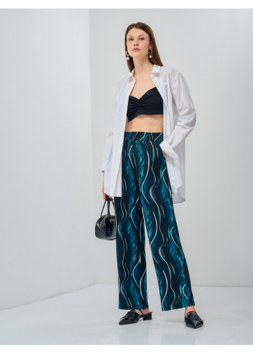 Брюки домашние с принтом