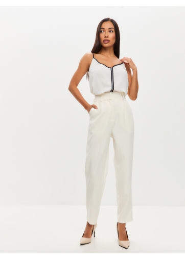 Брюки укороченные белый
