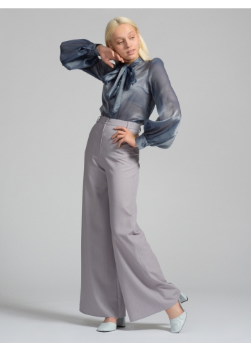 Брюки-клеш OD-552-2 серый