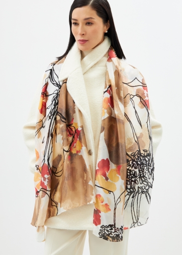 Палантин женский D2-1351-2