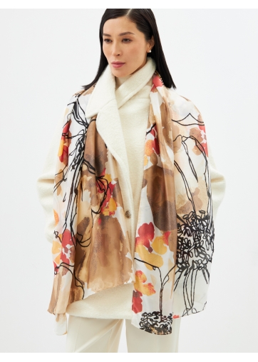 Палантин женский D2-1351-2